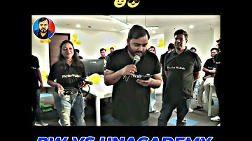 Alakh sir trolled Unacademy 😅 / Physics Wallah vs Unacademy | #shorts #pw