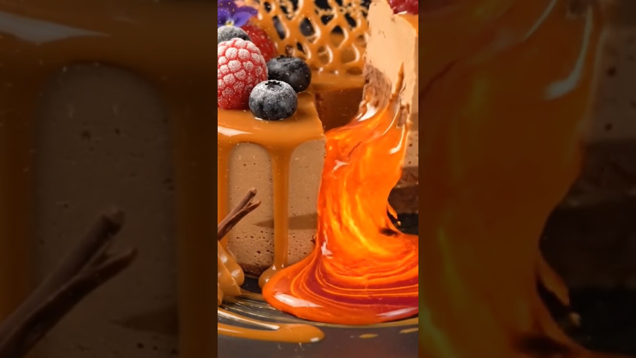 "Inside this glass cheesecake?🔥 Pure madness👀✨ 