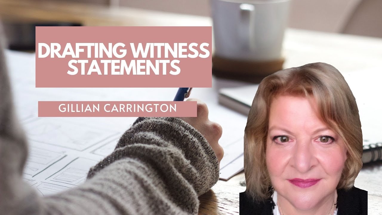 Online Hong Kong CPD Course Drafting Witness Statements - YouTube