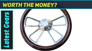 Forever Sharp Billet Octane Wheel: Amazing Dark Wood Upgrade!