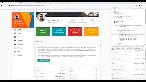 آموزش طراحی قالب رزومه ای با HTML و CSS ( بخش سوم)