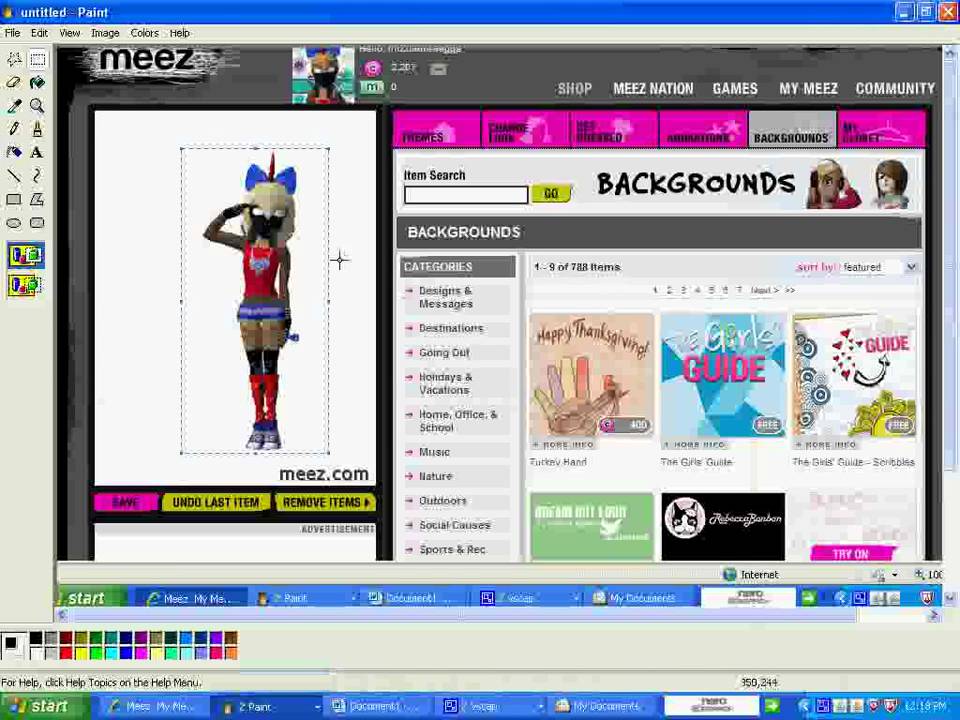 How to make your meez pictures background Black. ;]] - YouTube
