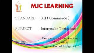 Computerized Accounting with GST