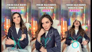TIPE-TIPE ZODIAK KALO HARUS TAHAN KETAWA | KUMPULAN VIDEO KOCAK TIKTOK