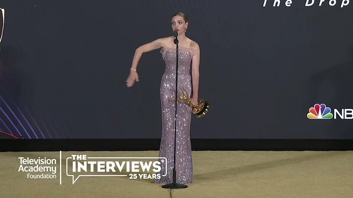 Winner Amanda Seyfried ("The Dropout") in the 2022 Primetime Emmys Press Room