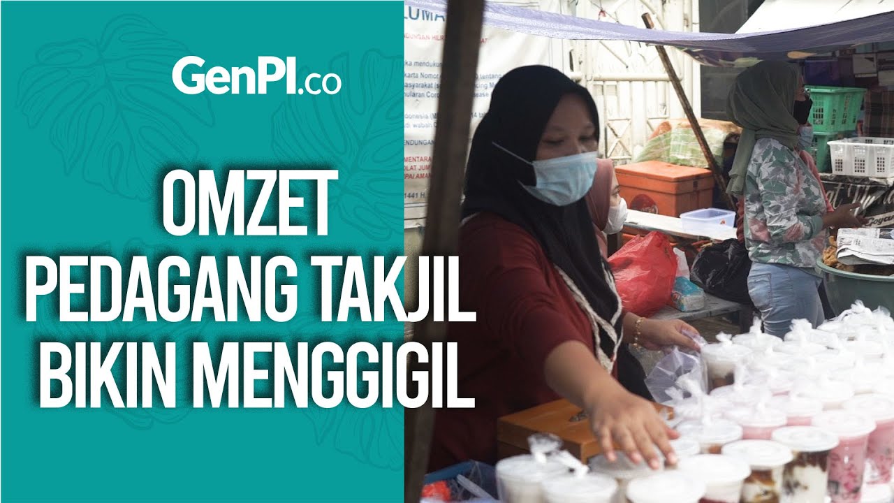 Meski Sepi Pembeli, Pedagang Takjil Pasar Benhil Tetap Raup Omzet Menggila!