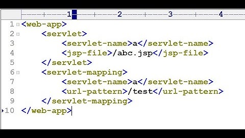10 How to configure JSP file / program in web.xml file  | JSP Tutorial