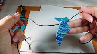 Combed/Feathered/Marbled Polymer Clay Pendant Tutorial