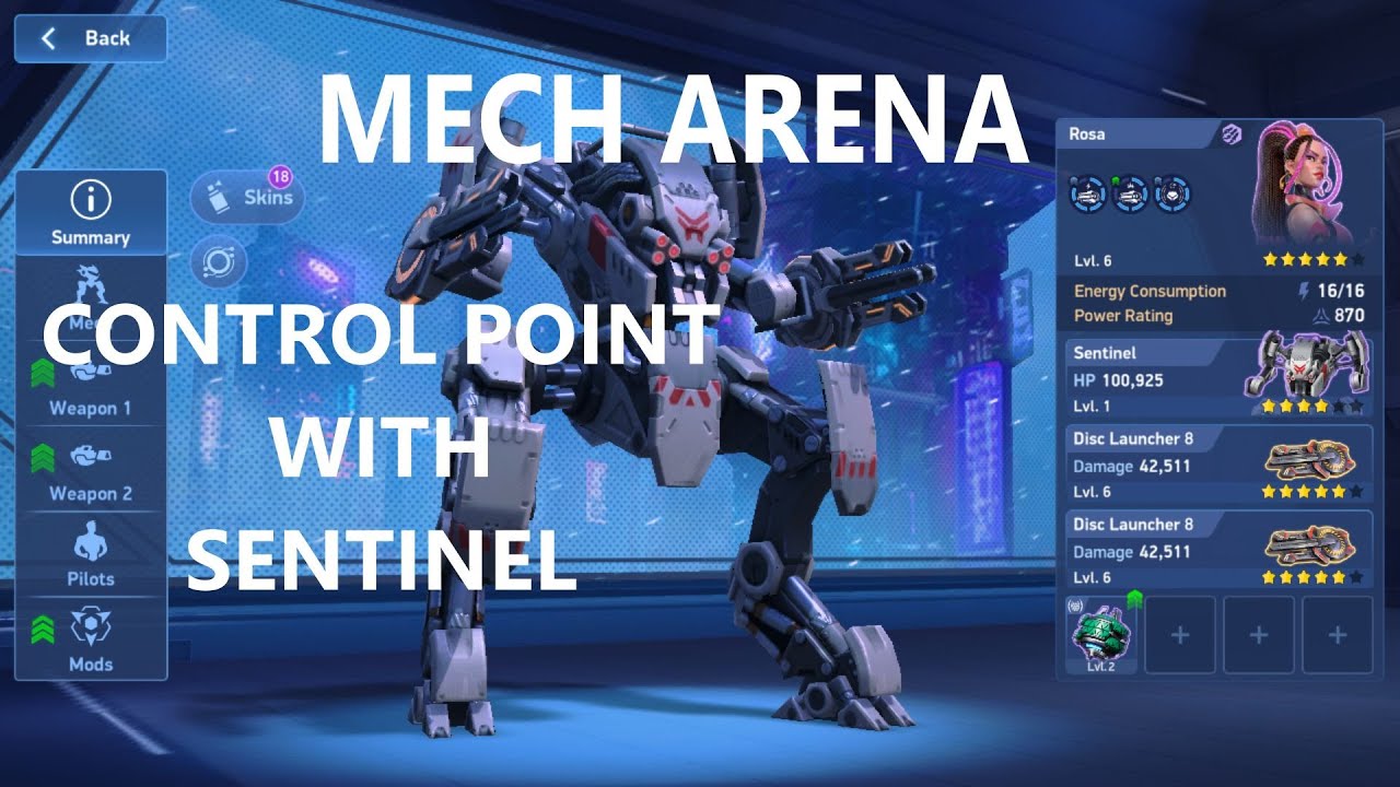 Sentinel with disc launcher 8 - YouTube