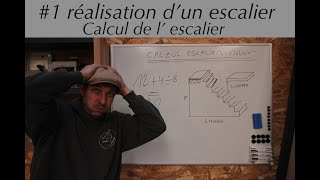 comment calculer un escalier droit et le dessiner 'méthode facile'