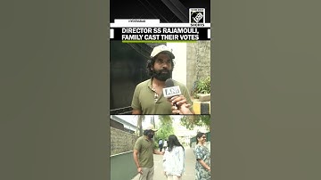 Lok Sabha Elections: Director SS Rajamouli, family cast votes in Hyderabad