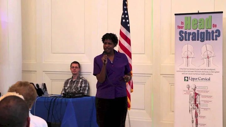 Janice McMillan Speaks At Upper Cervical Dinner