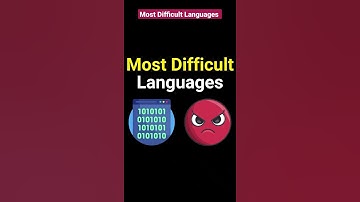 Most Difficult Programming Languages #shorts #short #programming #languge #youtubeshorts #viral