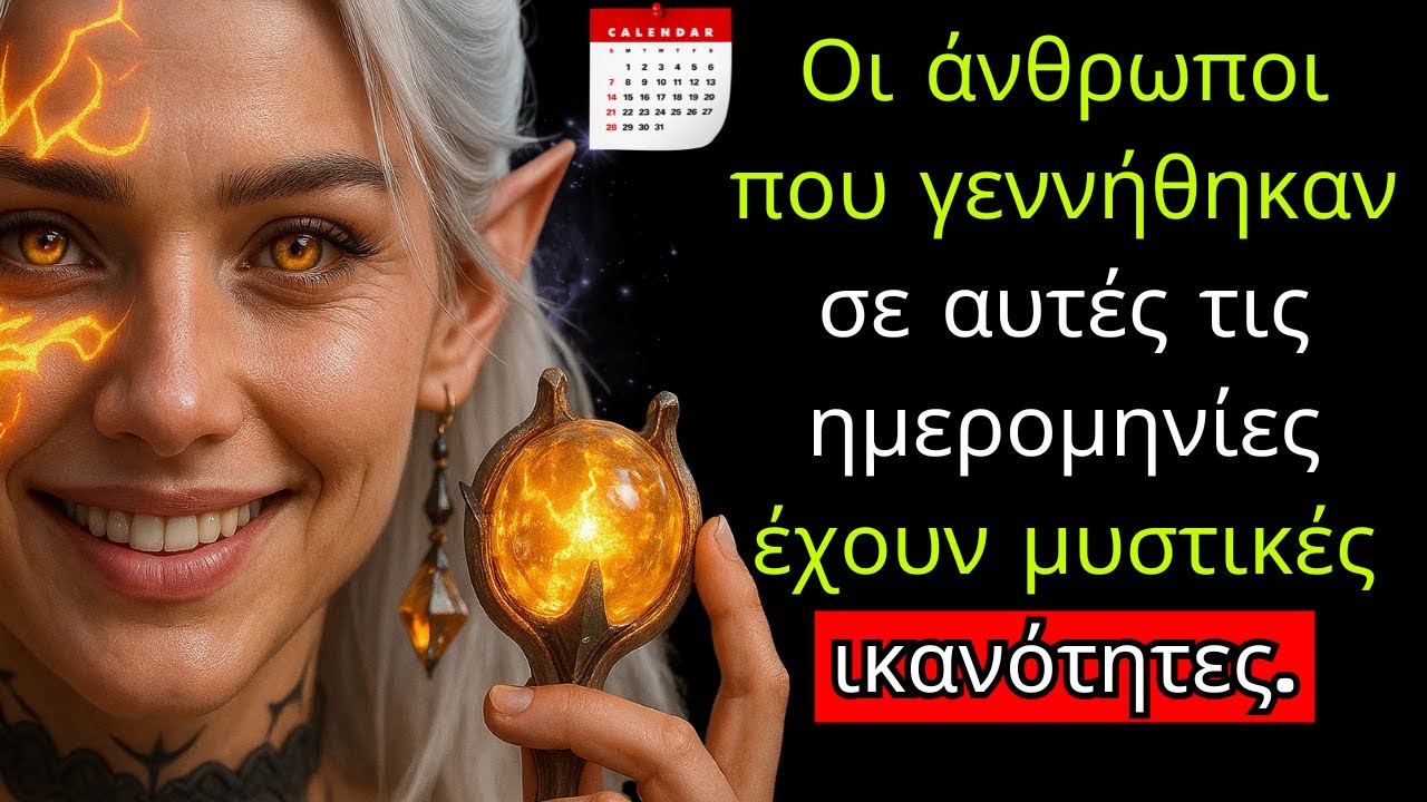 Οι άνθρωποι που γεννήθηκαν σε αυτές τις ημερομηνίες έχουν μυστικές ικανότητες.