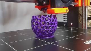 Timelapse: PURPLE_2h50_VORONOI_-_LOOPY.gcode