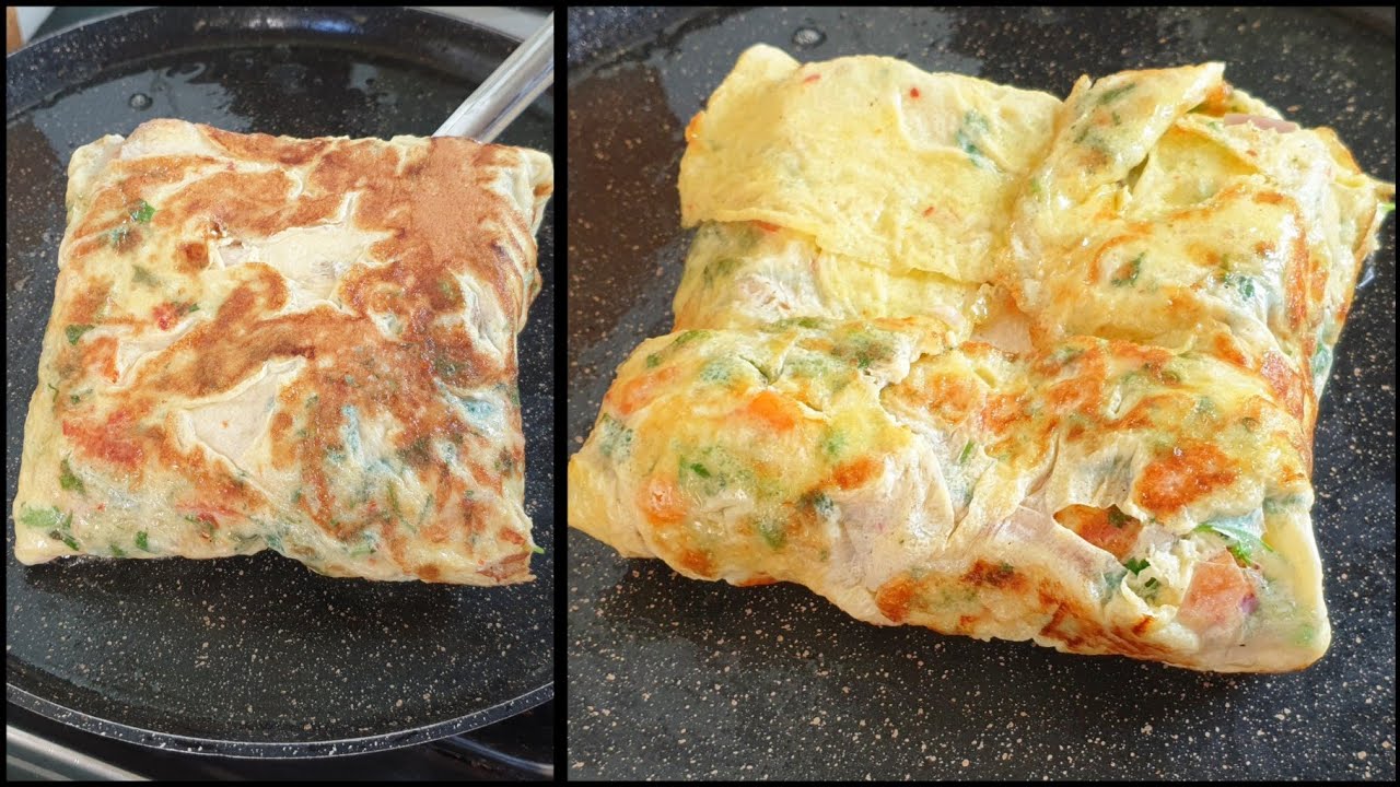 Cheesy Bread Omelette Sandwich Recipe â�¤ï¸� | Easy Breakfast Recipes By Cook with Lubna â�¤ï¸�