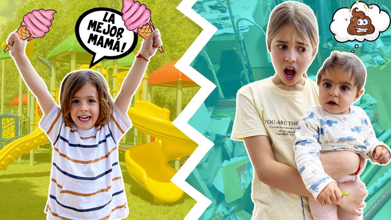 SOY MAMÁ DE MIS PEQUEÑOS DYLAN Y JULEN 24 HORAS 😱 - ACABA MAL / El mundo de Indy