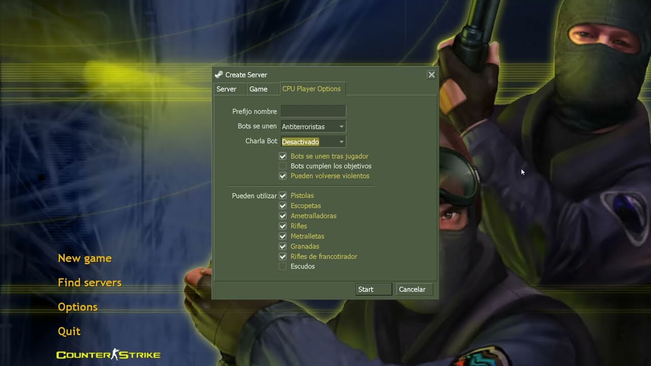 COMO PONER BOTS EN COUNTER STRIKE 1.6 2024