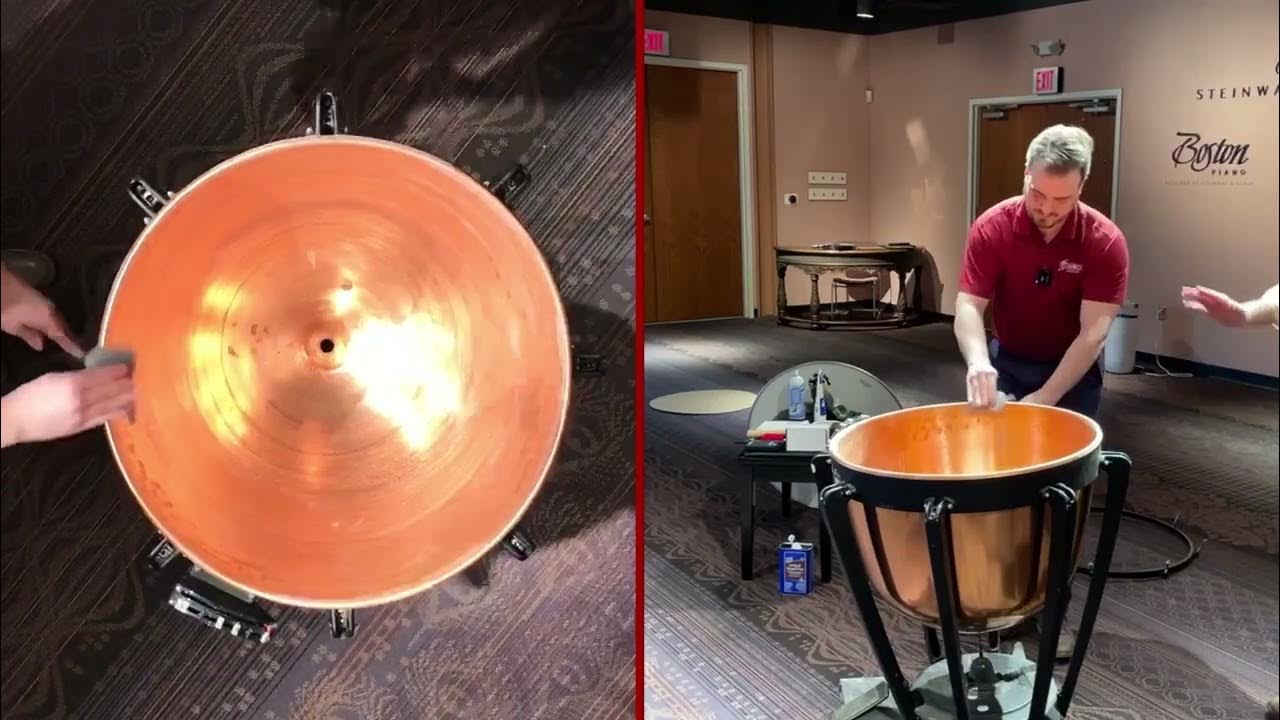 Changing and Tuning a Timpani Head Clinic YouTube