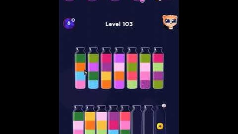 Get Color  -  Water Sort Puzzle level 103 | Mobile Games