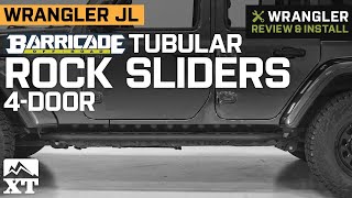 Jeep Wrangler JL 4-Door Barricade Tubular Rock Sliders Review & Install
