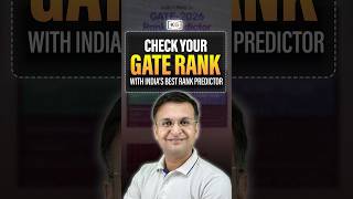 Check Your Rank With India’s Best Rank Predictor #gate #sanchitsir #knowledgegate