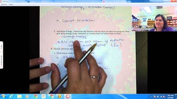 Video #1 Rates of Reactions & Collision Theory