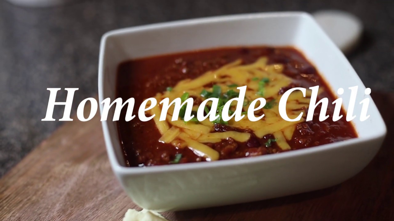 Easy Homemade Chili YouTube