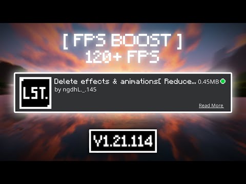 Best Fps Boost Pack For MCPE 1.21+ | One Of The Best Fps Booster Pack 🔥