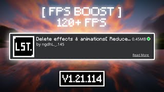 Best Fps Boost Pack For MCPE 1.21  | One Of The Best Fps Booster Pack 🔥