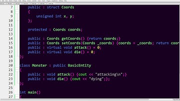C++ :: Classes Inheritance  + Polymorphism + Pointers + Pure Virtual Members + Abstract Classes
