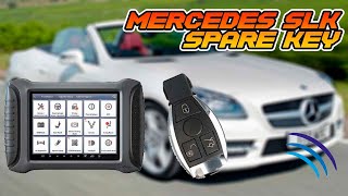 Programming Spare Key for 2013 Mercedes Benz SLK using XTool X100 Pad Elite with KC501