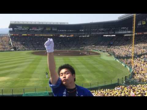 2017 04-30 ドラゴンズ1回オモテ 堂上タイムリー（阪神甲子園球場【阪神6回戦】）