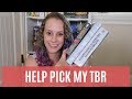 Help Me Read my TBR: Classic Fantasy Edition |  Viewers Choice