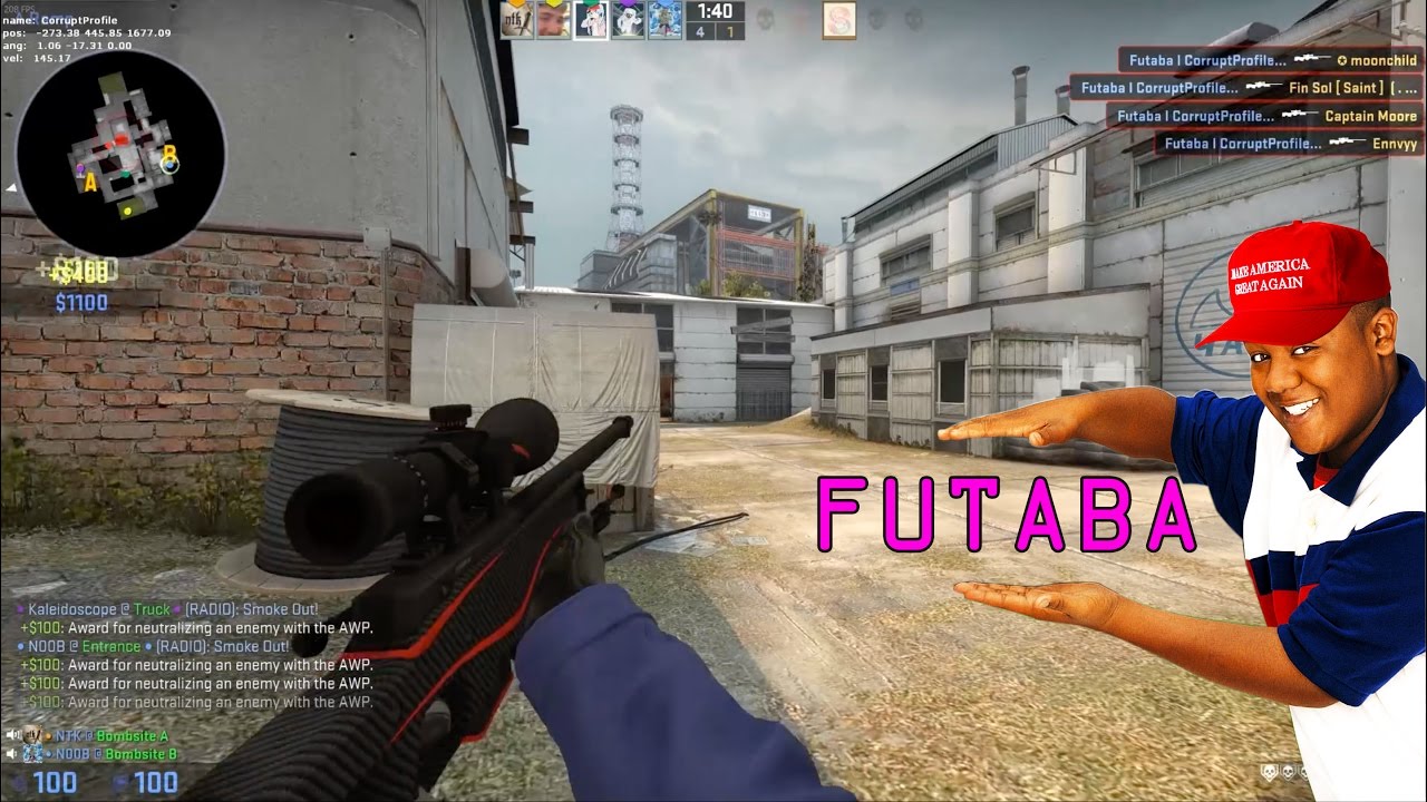 CS:GO - 1337 ch3ating because bad - YouTube