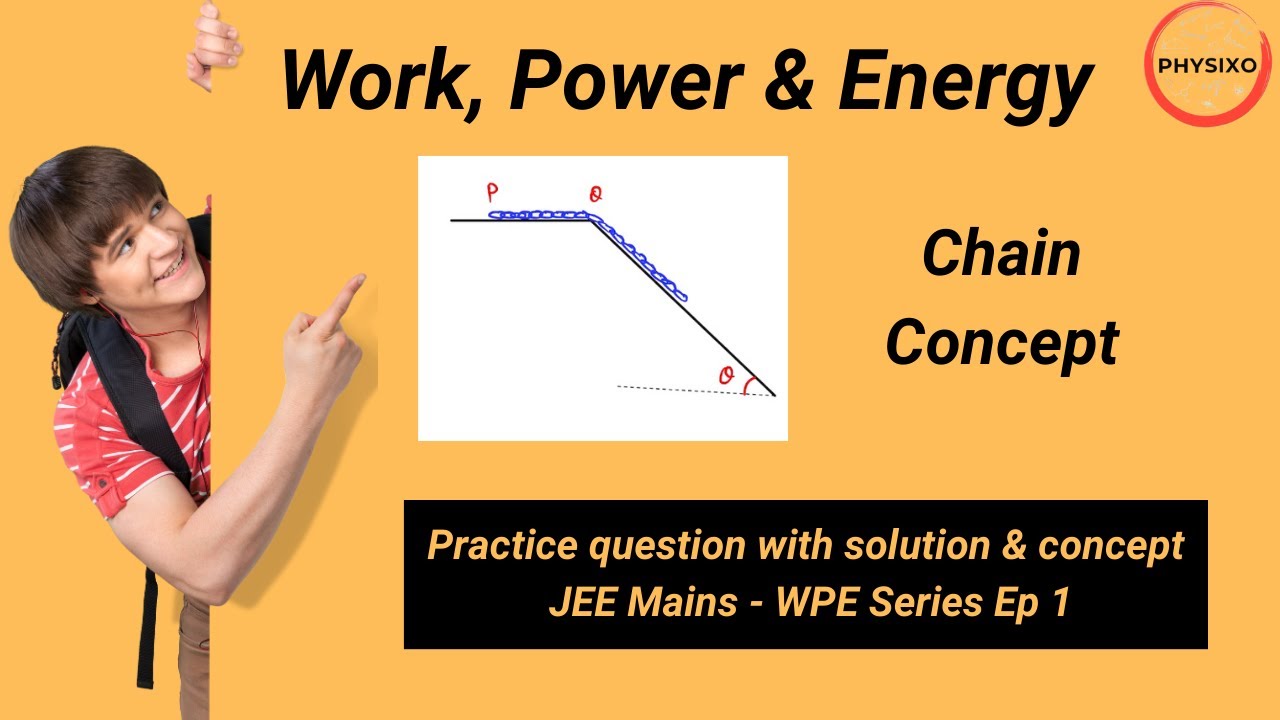 WPE Series JEE Mains Ep1|Work Power Energy | Chain Problem Practice Question with Solution & Concept