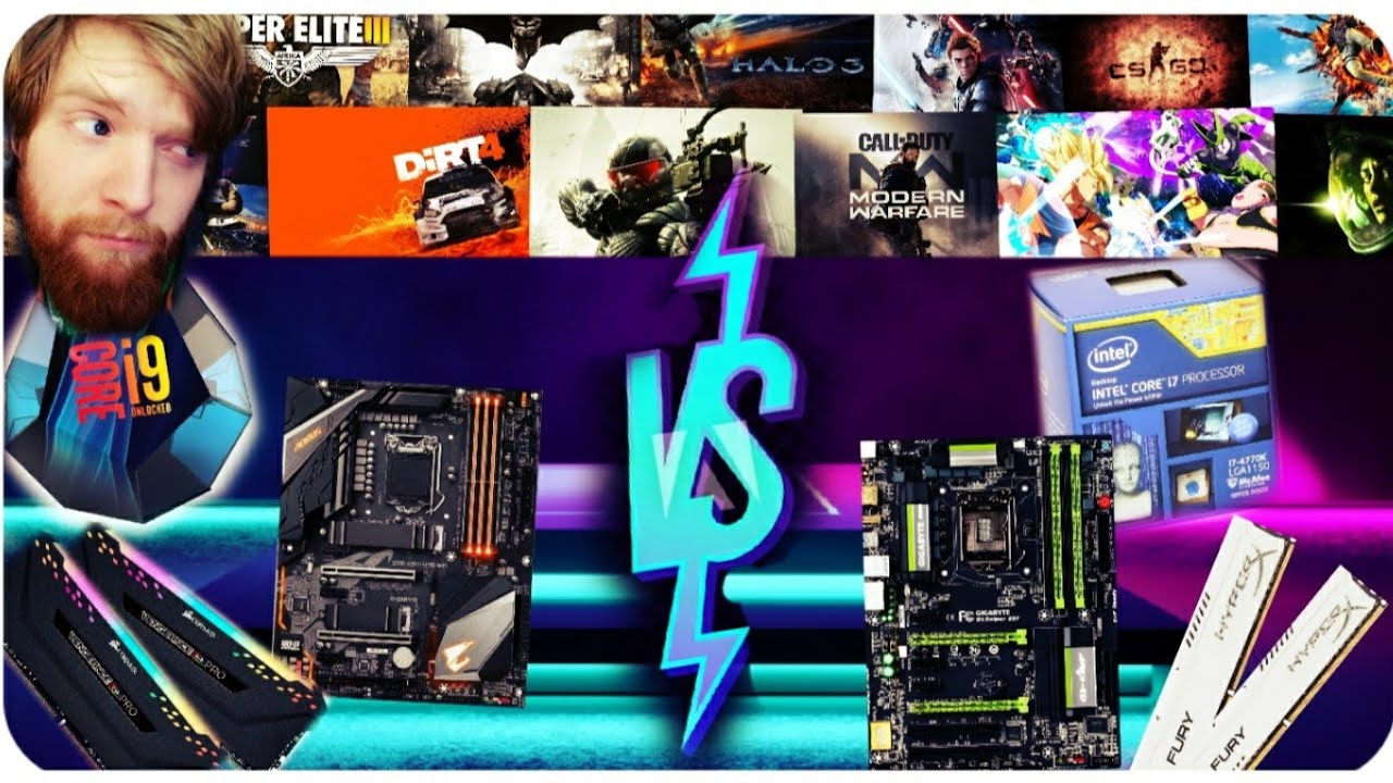 20 Games / 5 Tests - i7-4770k vs i9-9900k - 1440p/5k