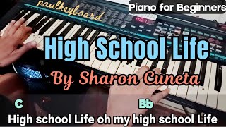 HIGH SCHOOL LIFE - By Sharon Cuneta │Piano for Beginners