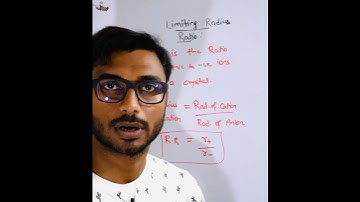 Limiting Radius Ratio || Solid State ✍️✍️ #ytshorts #shortsfeed