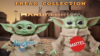 The Child Talking Plush Hasbro vs Baby Yoda Star Wars The Mandalorian Mattel Review en Español