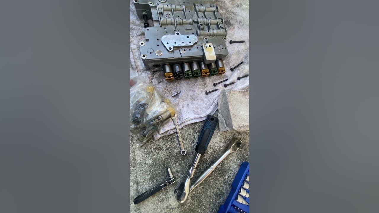 6hp19 bmw transmission solenoid replacement - YouTube