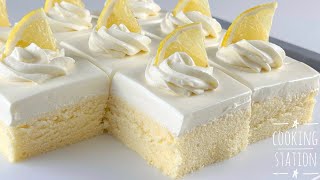 Рецепт вкусного лимонного торта с глазурью из сливочного сыра
