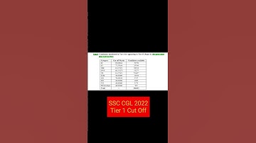 SSC CGL 2022 Tier 1 Result Out #ssccgl