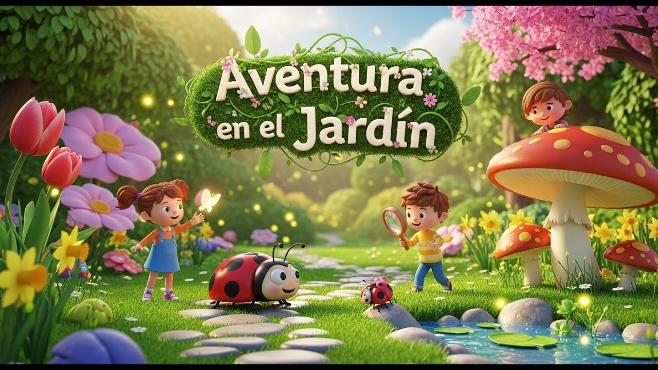 🦋🌸 Aventura en el Jardín de Mariposas | Canción de Primavera para Niños 🌈🎶