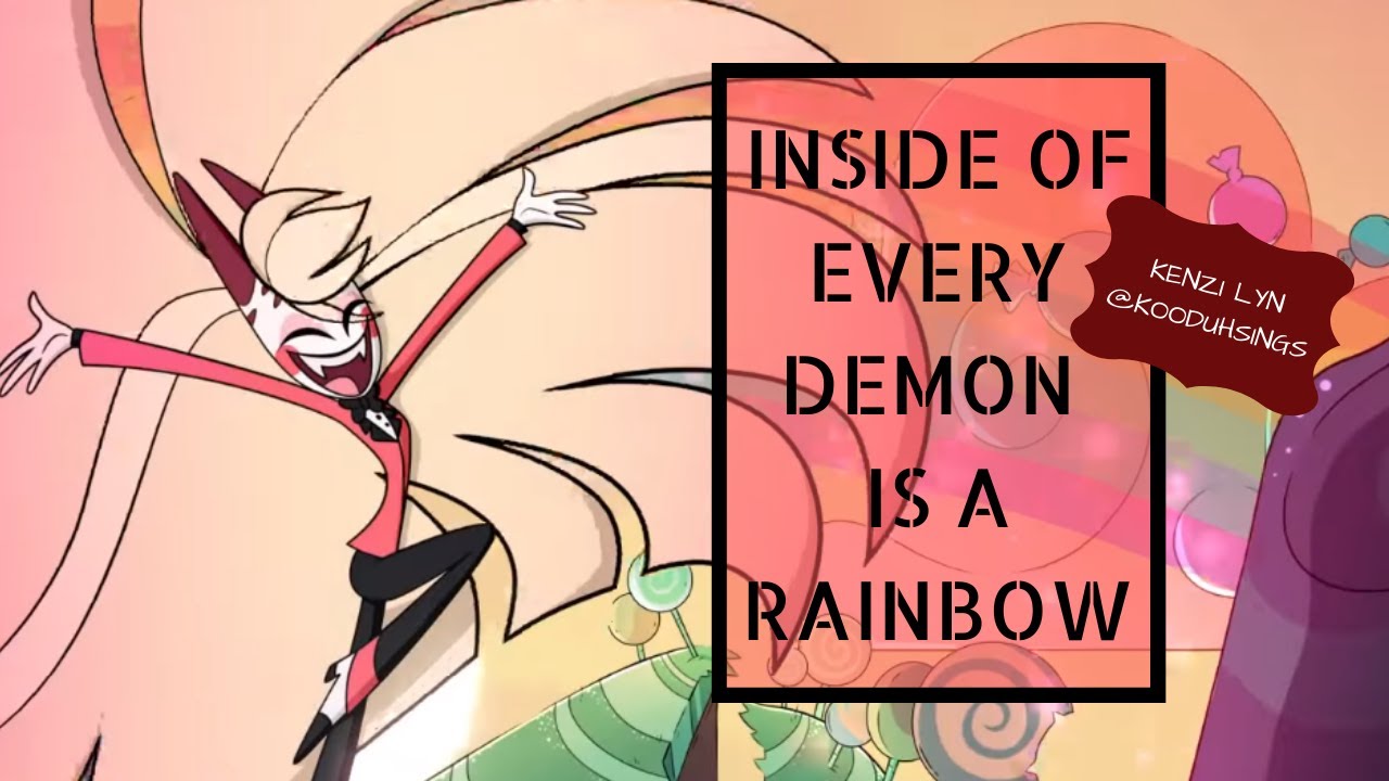 Футболка инсайд. Inside of every demon. Чарли из отель хазбин inside of every demon is a rainbow. Inside of every demon is a rainbow. Чарли из отель хазбин inside of every demon is a rainbow.