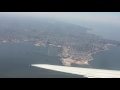 Beautiful landing in Montevideo, Uruguay