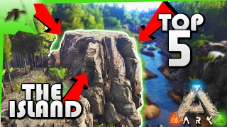 Top 5 Best Pvp Base Locations The Island Map Ark Survival Evolved Xbox One Kamz25 Youtube