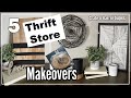 Trash To Treasure DIY / Thrift Flips / 5 Home Decor DIYs