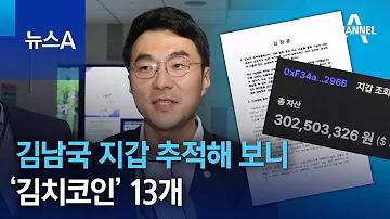 김남국 지갑 추적해 보니 김치코인 13개 뉴스A