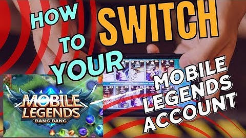 HOW TO SWITCH YOUR MOBILE LEGENDS ACCOUNT (2024) #mlbb #mobilelegends